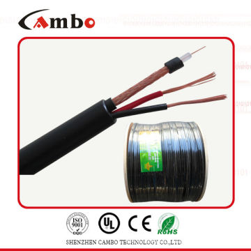 coaxial cable RG59 siamese copper clad aluminum 75ohm